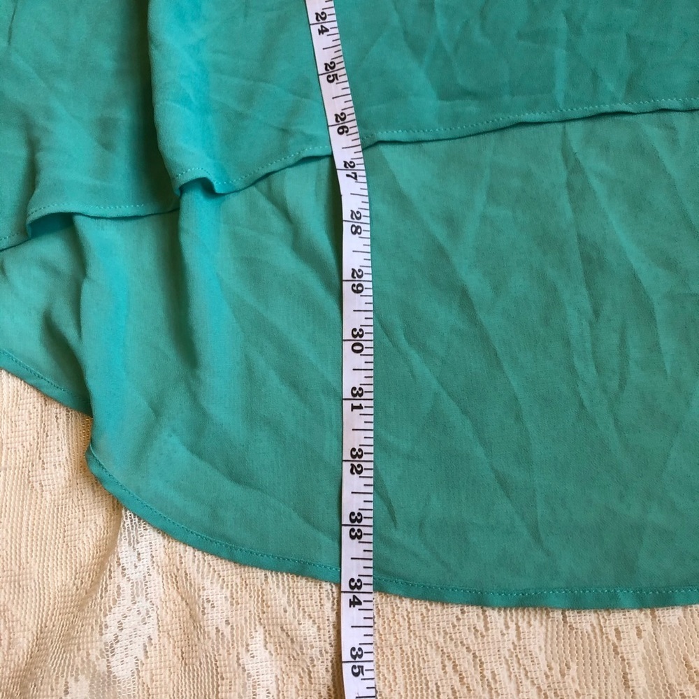 Torrid sheer embroidered swing high low ta… - Picture 6 of 7